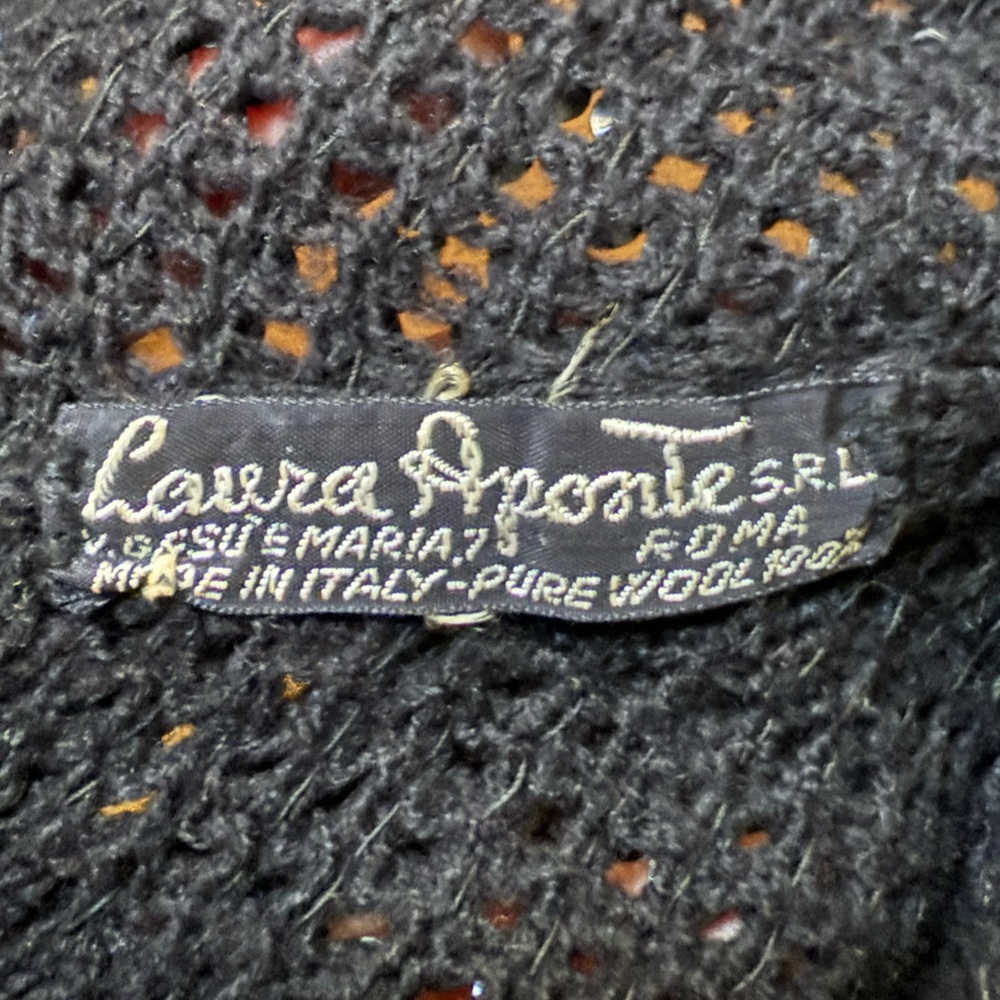 Vintage 1960s Lord and Taylor Sequin Wrap Sweater - Picture 5 of 5